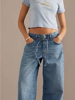 Levi's women’s XL straight Tie waist 30x31